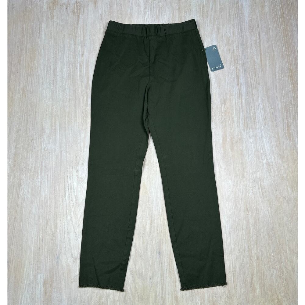 NWT Lysse Olive Green Pull On Stretch High Rise Skinny Leggings Pants Medium